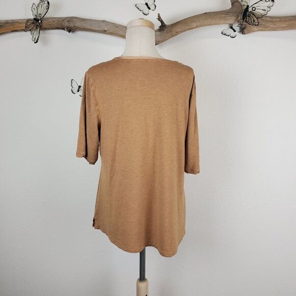 H by halston camel colored slouchy top - Picture 5 of 7